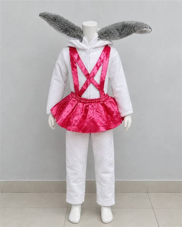 Coneja (enterizo blanco con peto rosado)