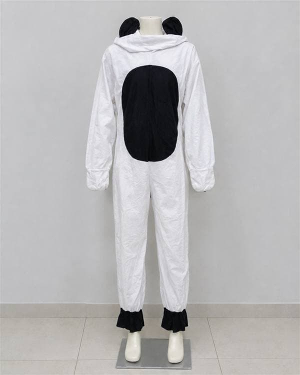 Oso blanco y negro (panda) enterizo