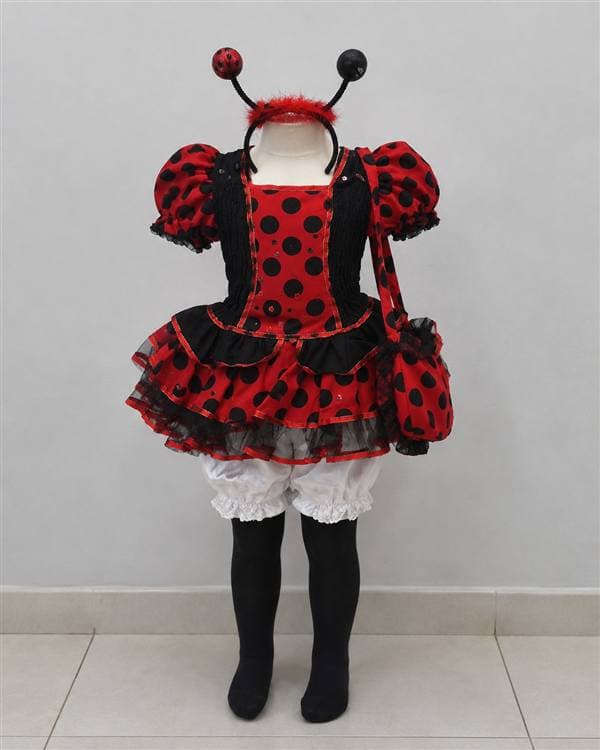 Mariquita (rojo y negro con alas)