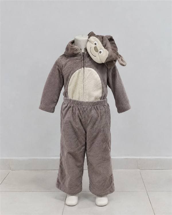 Mono gris bebé (enterizo con pantalón)