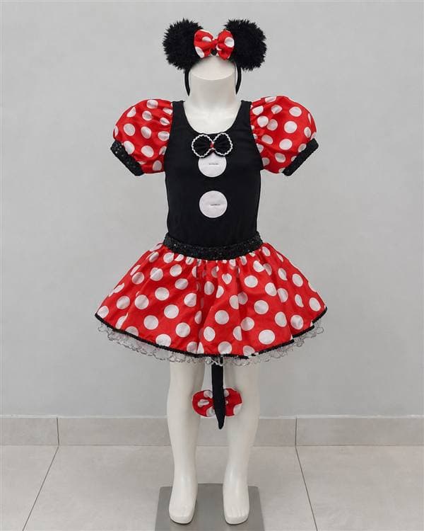 Minnie body con falda y diadema