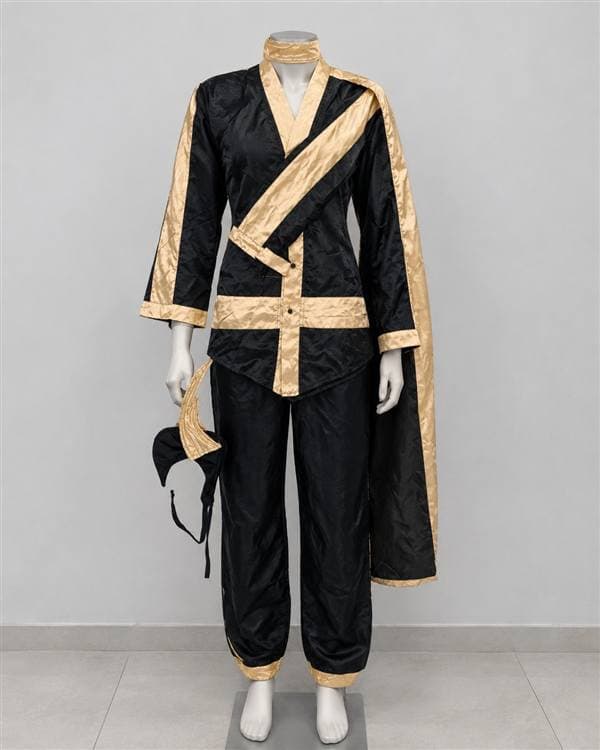 Vampiro dama/caballero (negro y dorado)